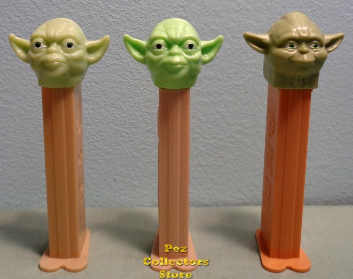 (image for) Revised 2012 Yoda Phantom Menace Star Wars Pez Loose - Click Image to Close