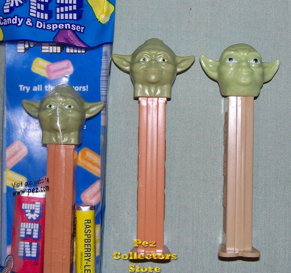 (image for) Revised 2012 Yoda Phantom Menace Star Wars Pez MIB - Click Image to Close