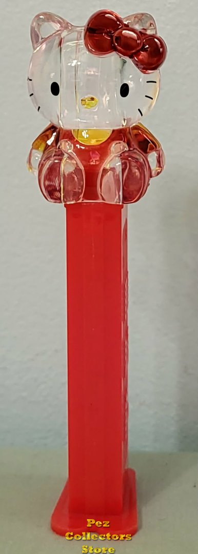 (image for) 2013 Euro Crystal Hello Kitty Full Body Red Bow Red Dress Sitting Pez