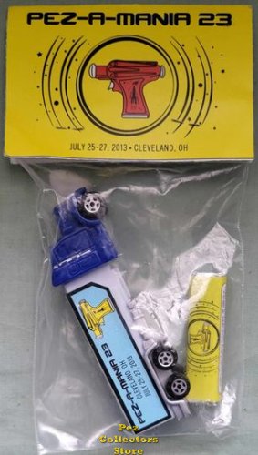 (image for) 2013 Pezamania 23 Space Gun Truck Pez with Candy Pack and Header Card