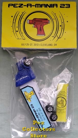 (image for) 2013 Pezamania 23 Space Gun Truck Pez with Candy Pack and Header Card