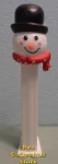 2013 Small Head Snowman with Derby Hat Pez Loose