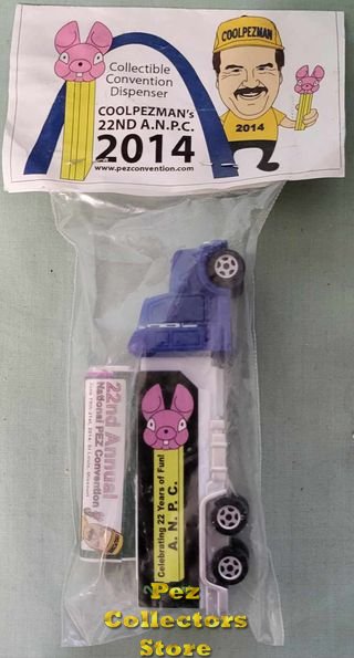 (image for) 2014 22nd A.N.P.C. Convention FEB Truck and Candy Pack Pez