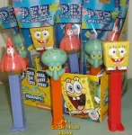 2014 SpongeBob Pez Set - SpongeBob, Patrick and Squidward MIB