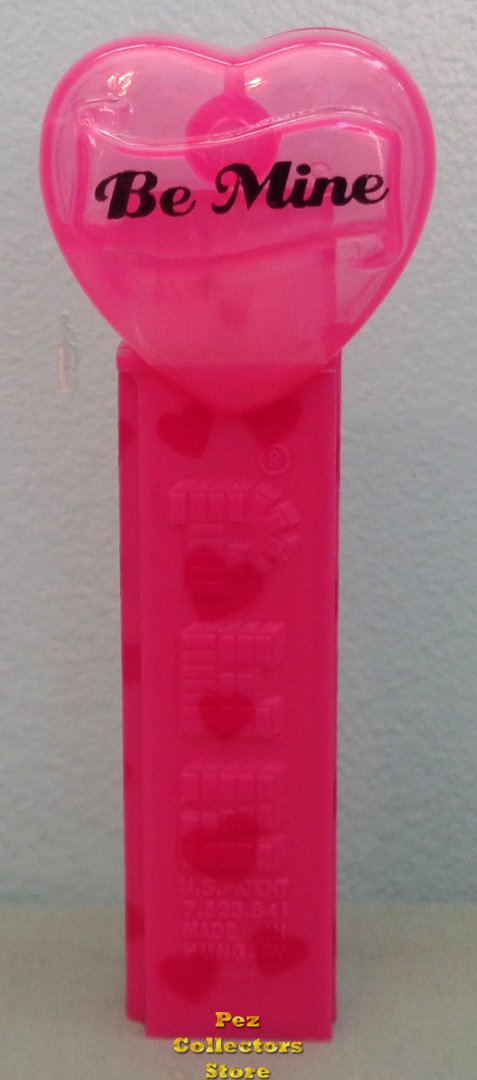 (image for) 2015 Be Mine Bold Cloudy Pink Crystal Valentine Heart Pez Loose - Click Image to Close