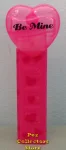 2015 Be Mine Bold Cloudy Pink Crystal Valentine Heart Pez Loose