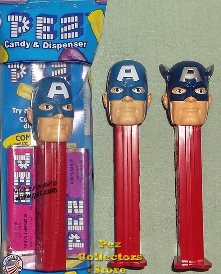 (image for) 2015 Captain America from Marvel Avengers Assemble Pez MIB