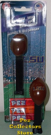 (image for) 2015 NCAA LSU No Mascot Louisiana State Univ Football Pez MOC - Click Image to Close