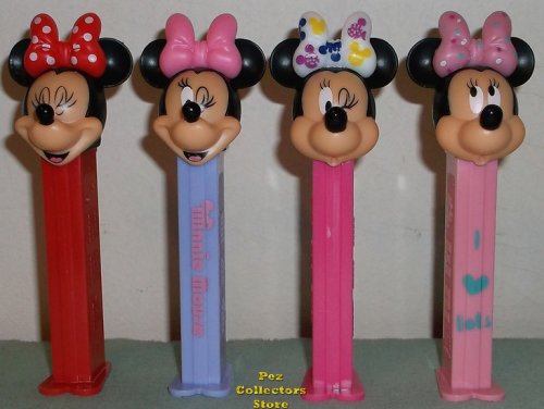 (image for) 2015 Minnie Bowtique Pez Set of 4 European Pez