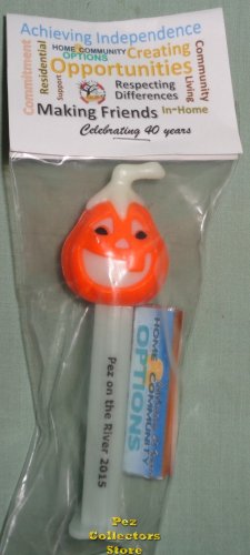 (image for) 2015 POTR Jack-o-Lantern Charity Pez with Header and Candy Pack