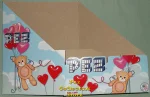 2014 Teddy Bear Valentine Pez Counter Display 12 count Box