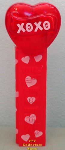 (image for) 2015 XOXO Bold Red Crystal Valentine Heart Pez Loose