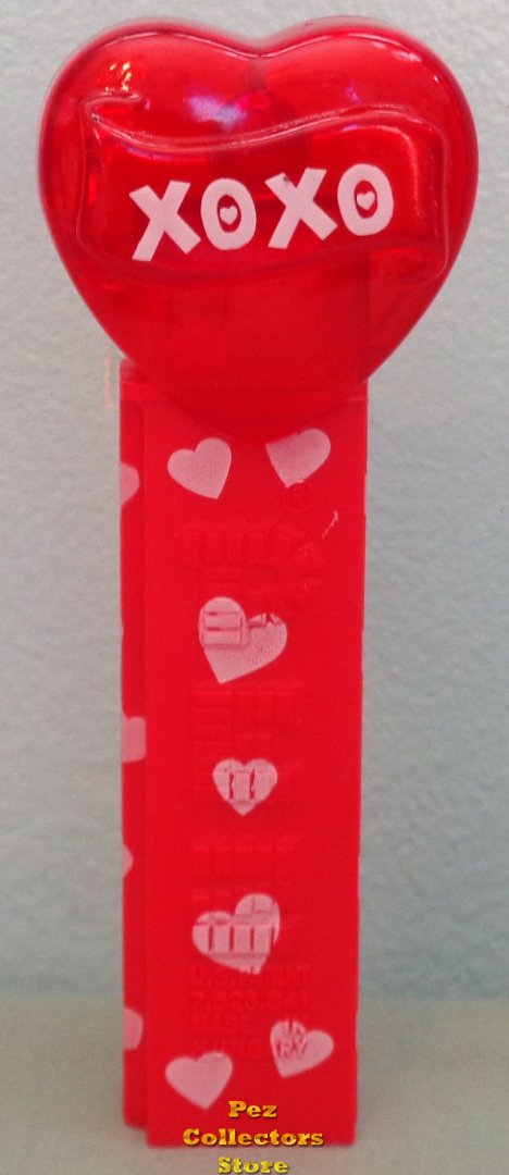 (image for) 2015 XOXO Bold Red Crystal Valentine Heart Pez Loose