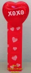2015 XOXO Bold Red Crystal Valentine Heart Pez Loose