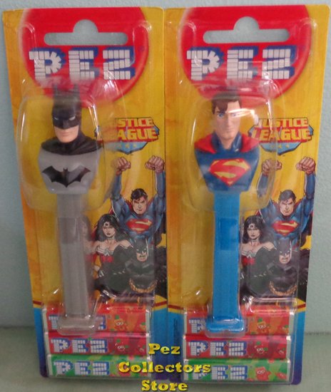 (image for) 2016 European Batman and Superman Pez Versions - Click Image to Close