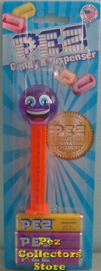 (image for) 2016 Pezamania 26 Pez Dispenser Purple Crystal Head MOC - Click Image to Close