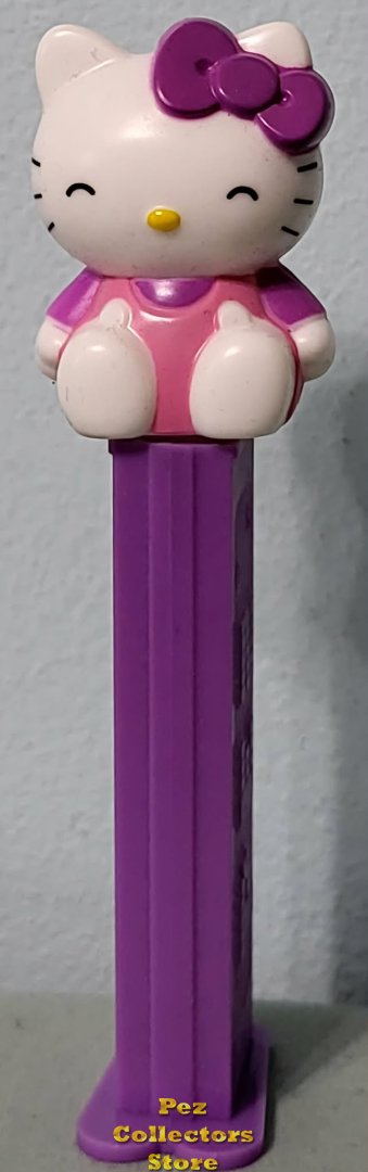 (image for) 2017 European Hello Kitty Full Body Sitting Light Purple Stem and Bow Pez