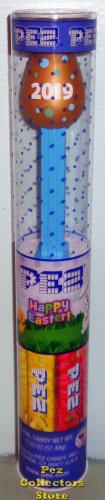(image for) Exclusive 2019 Golden Easter Egg Pez Mint in Tube