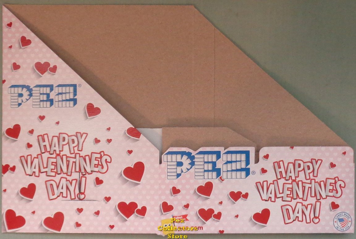 (image for) 2019 Happy Valentines Day Pez Counter Display Box with Hearts - Click Image to Close