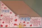 2019 Happy Valentines Day Pez Counter Display Box with Hearts