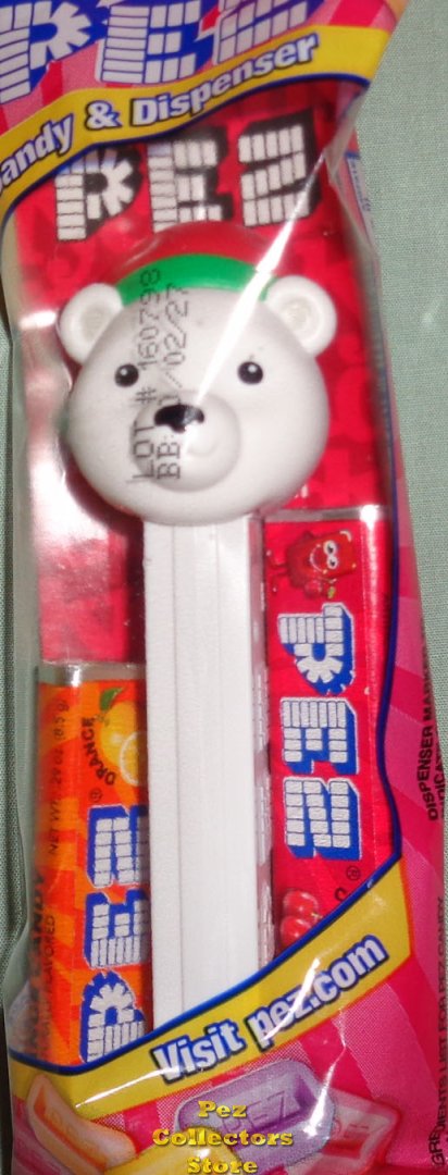 (image for) 2020 Christmas Polar Bear C with Stocking Cap MIB - Click Image to Close