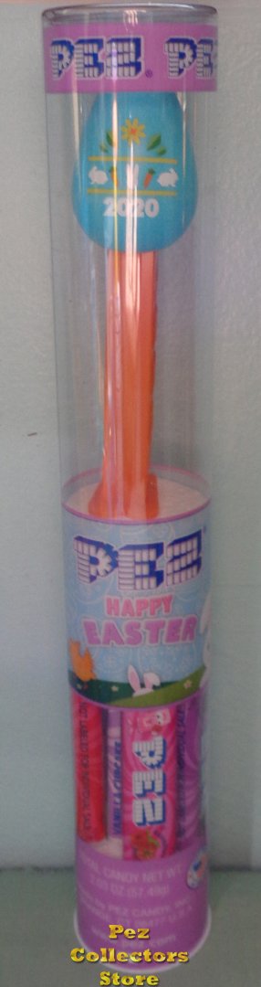 (image for) 2020 Dated Blue Spring Easter Egg Pez Mint in Tube