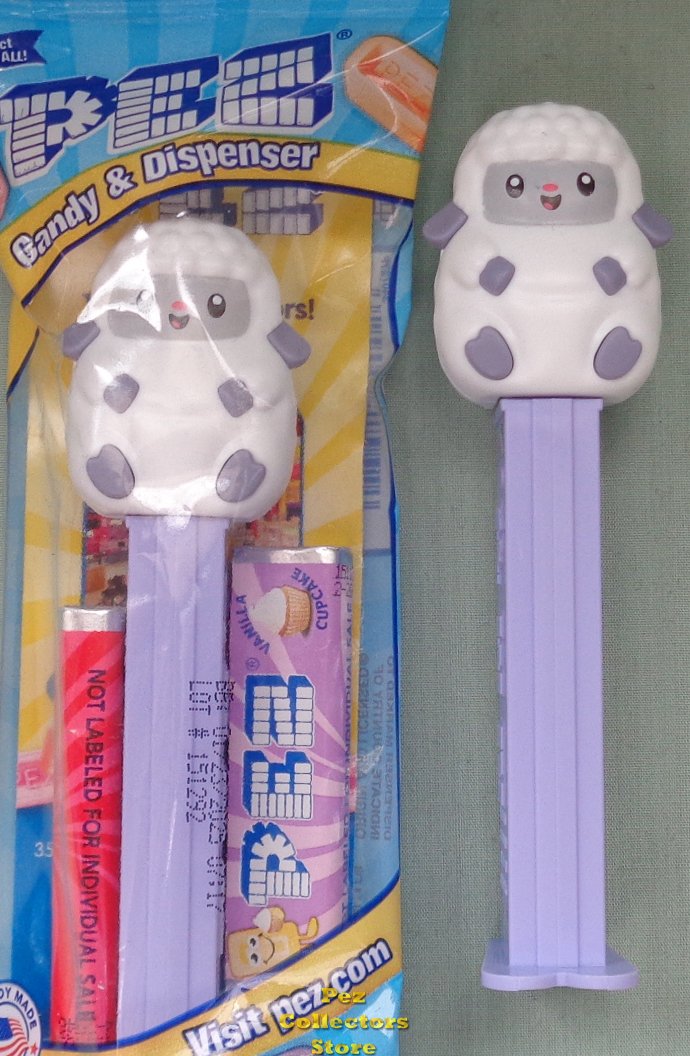 (image for) 2020 Easter Lamb Full Body Pez Mint in Bag - Click Image to Close