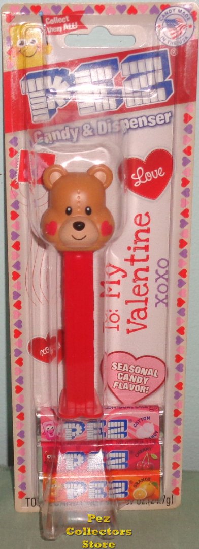 (image for) 2020 Valentine Love Bear Pez Mint on Card