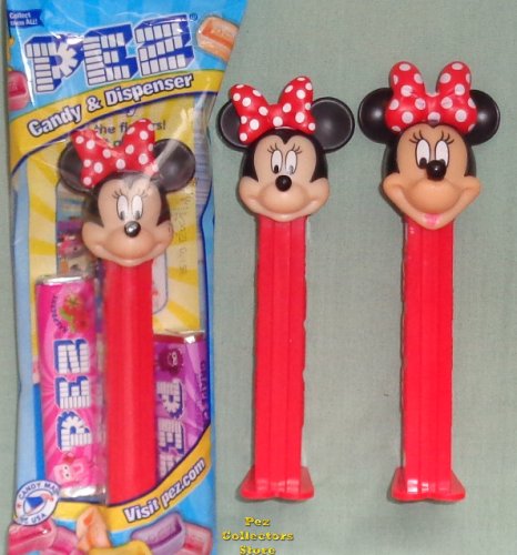 (image for) 2020 Minnie Mouse Polkadot Red Bow Pez MIB