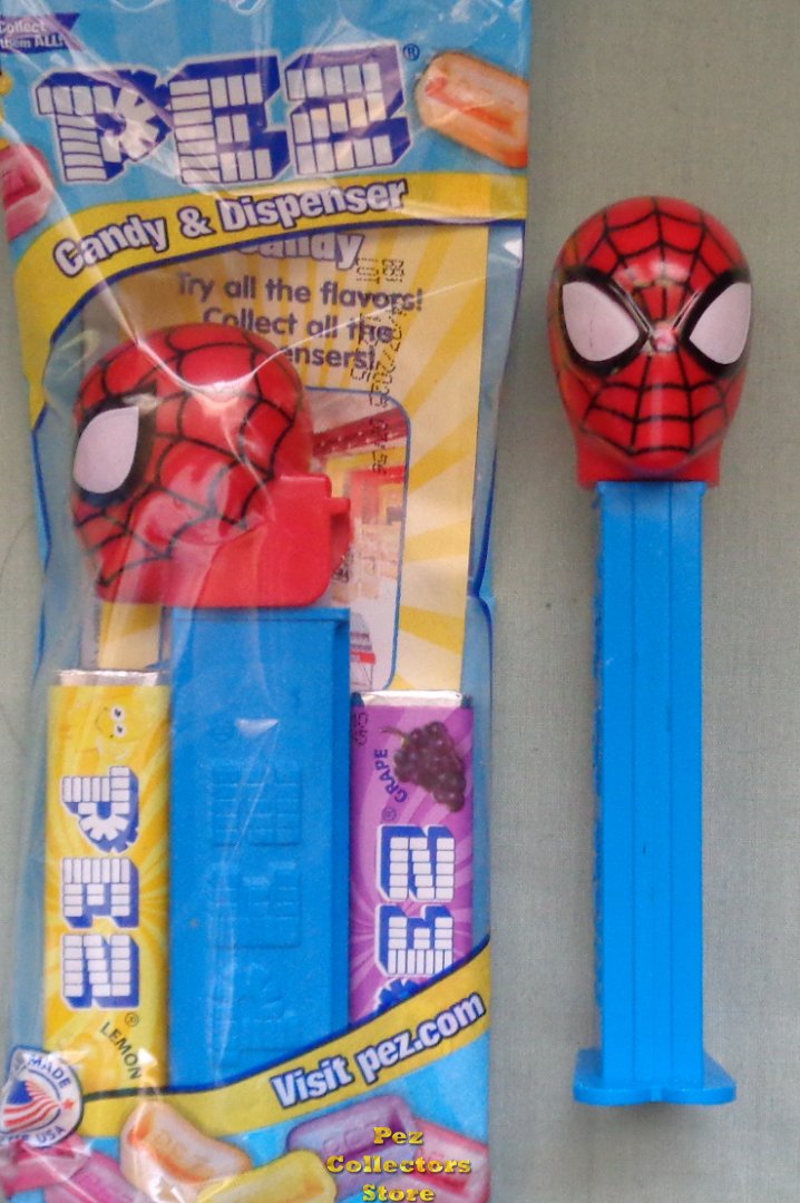 (image for) 2020 Spiderman Pez with Black Webbing MIB - Click Image to Close