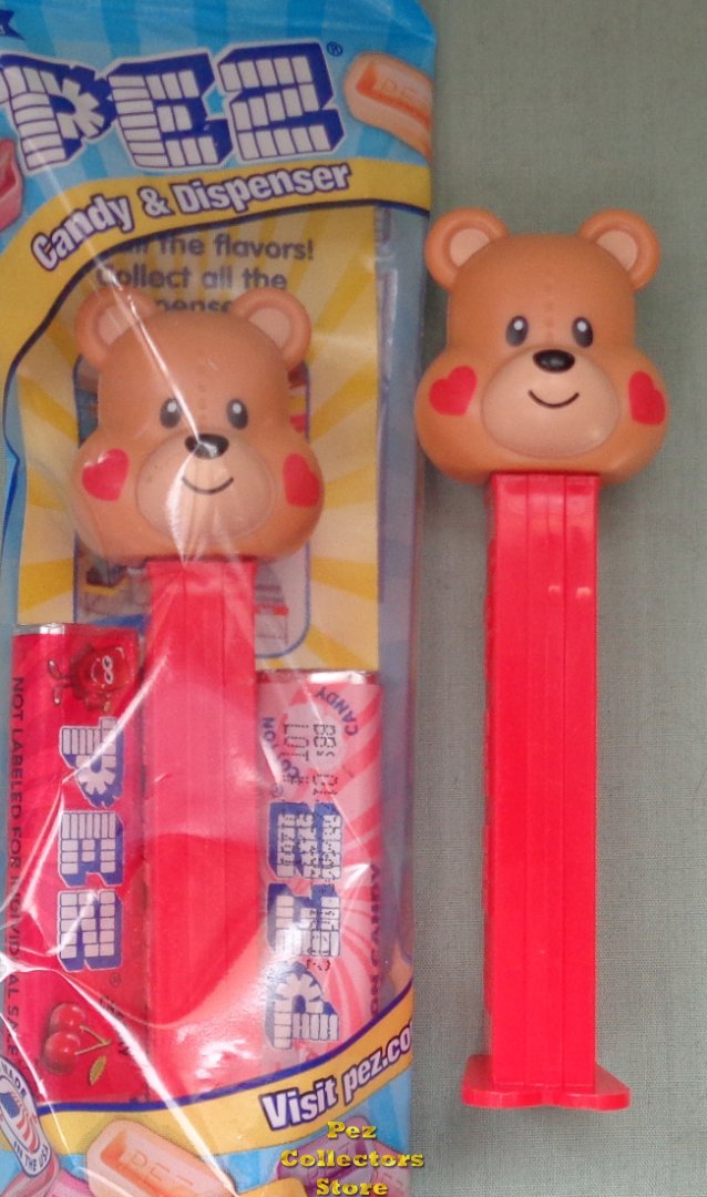 (image for) 2020 Valentine Love Bear Pez Mint in Bag - Click Image to Close