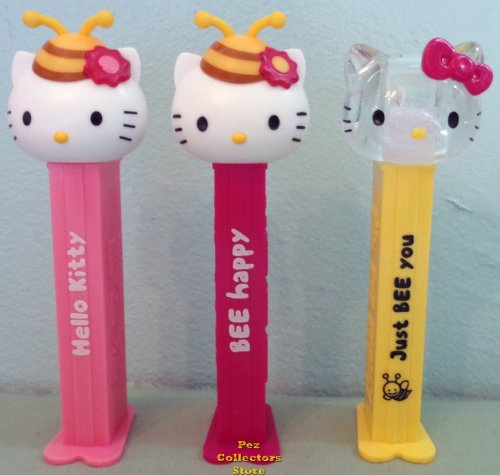 (image for) 2021 Hello Kitty Bee Bonnet Printed Stems Set of 3