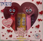 Happy Valentine's Day Hearts Pez Twin Pack for 2021 (image for) Happy Valentine's Day Hearts Pez Twin Pack for 2021