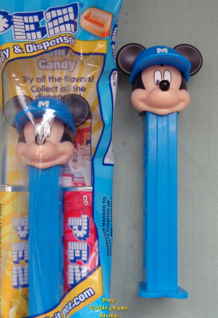 (image for) 2021 Mickey Mouse Pez with Baseball Cap MIB