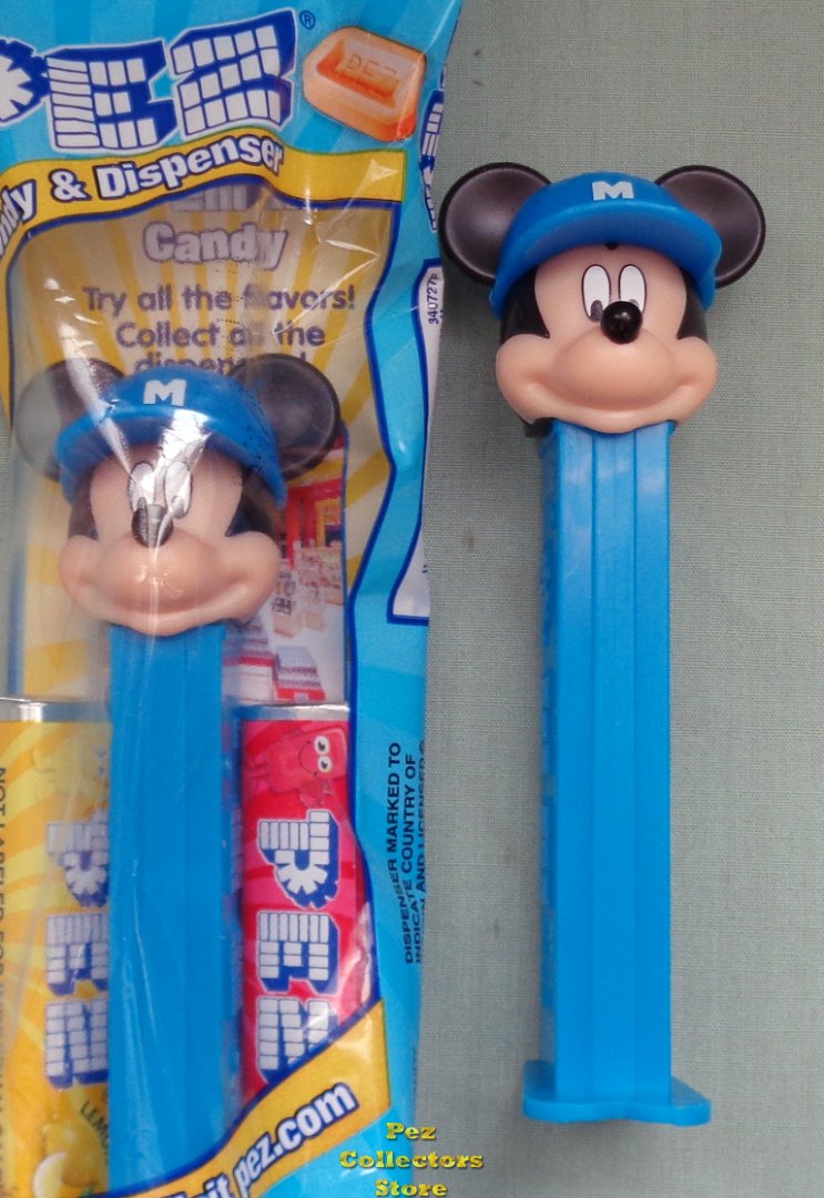 (image for) 2021 Mickey Mouse Pez with Baseball Cap MIB - Click Image to Close