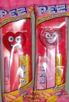 2021 Valentine Pez Heart Silly and Happy Lighter Variations MIB