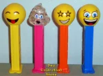 (image for) 2022 European Emoji Tongue, Star, Glitter Poop, Laughing Pez