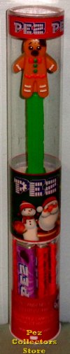 (image for) 2022 Bitten Gingerbread Man Pez MIT