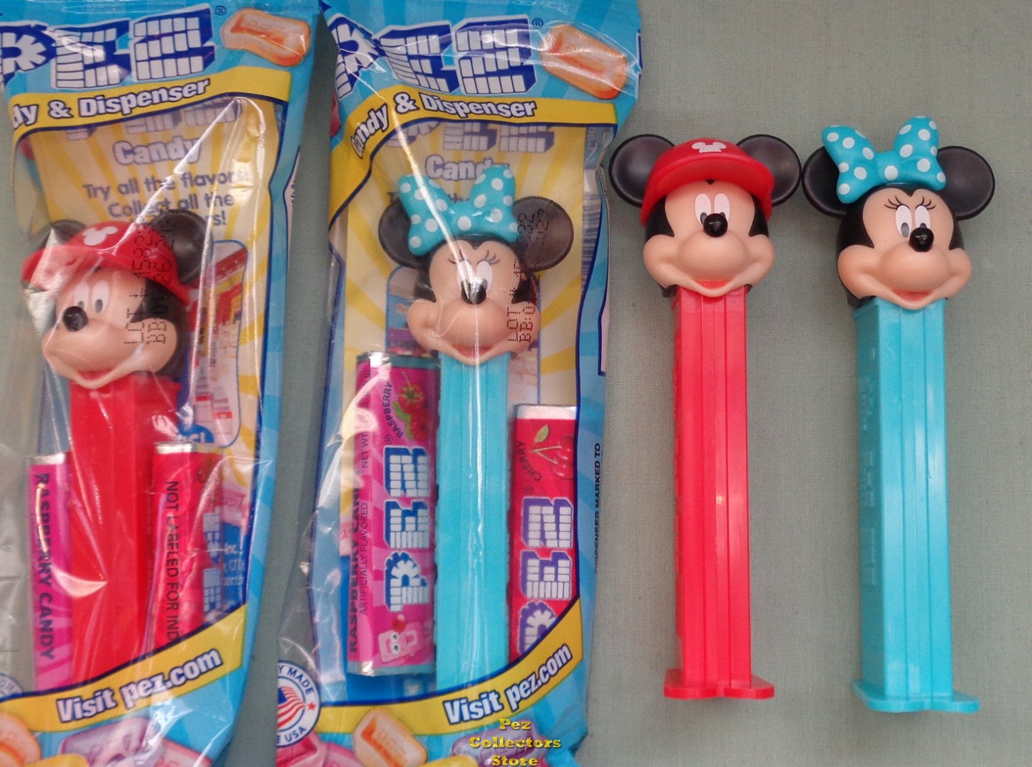 (image for) 2022 USA Mickey and Minnie Pez MIB - Click Image to Close