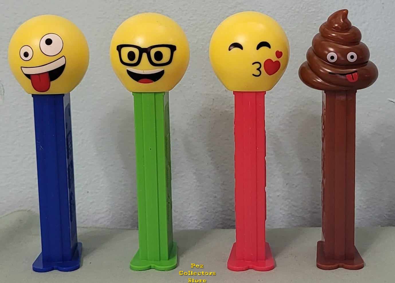 (image for) 2023 European PezMoji Emoji Set of 4 Pez