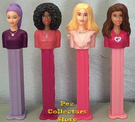 (image for) 2023 European Barbie Pez Set of 4 Loose