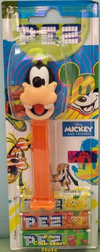 (image for) 2023 European Goofy Mickey and Friends Pez Mint on Euro Card
