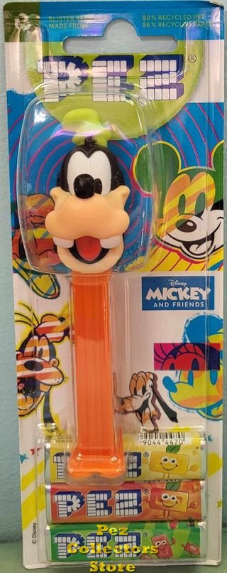 (image for) 2023 European Goofy Mickey and Friends Pez Mint on Euro Card