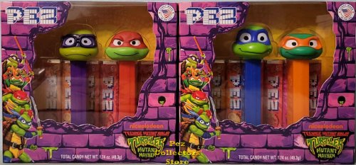 (image for) 2025 Teenage Mutant Ninja Turtles Mutant Mayhem Series Pez Twin Packs