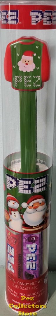 (image for) 2025 Ugly Christmas Sweater Pez Red Sleeves Mint in Tube