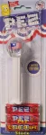 (image for) 2025 USA Flag Exclusive Limited Edition White Stem Pez MOC