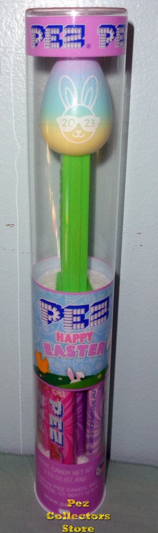 (image for) Exclusive 2023 Bunny on Ombre Easter Egg Pez Mint in Tube
