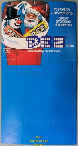 (image for) Christmas Stocking Santa and Snowman Pez 24ct Counter Display Header Card