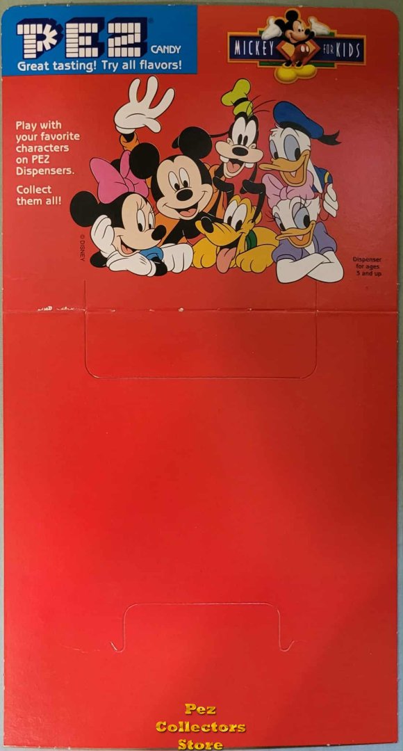 (image for) Disney Mickey For Kids Pez 24ct Counter Display Header Card