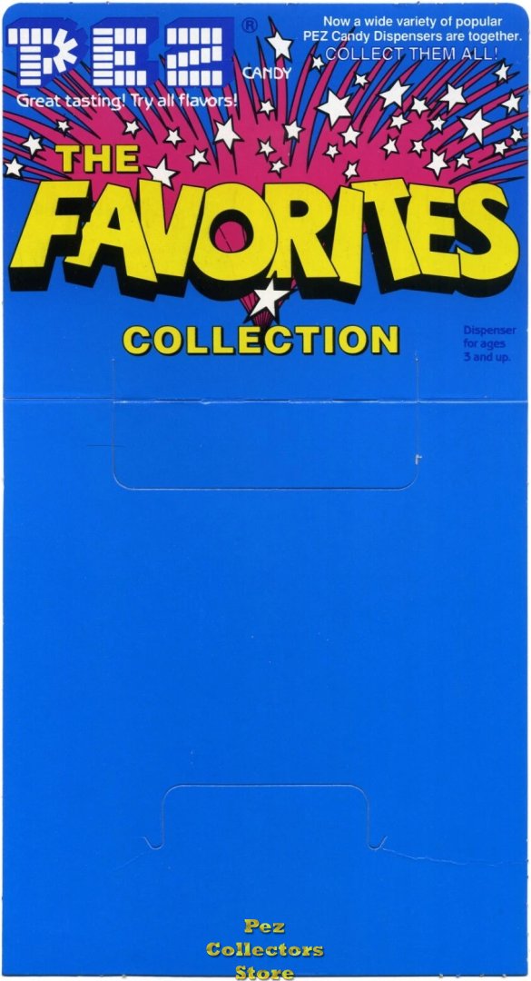 (image for) Favorites Spray Pez 24ct Counter Display Header Card
